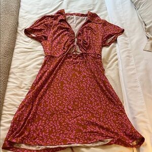 Free People Pink Floral Dress